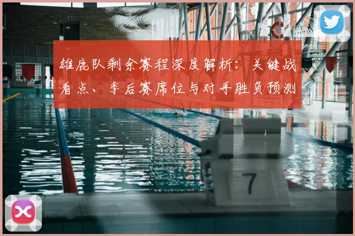 雄鹿队剩余赛程深度解析：关键战看点、季后赛席位与对手胜负预测